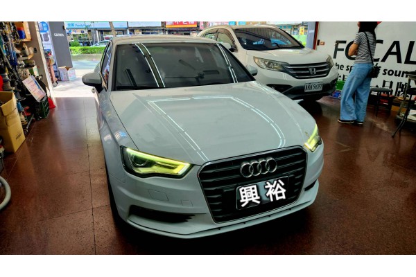  【AUDI 奧迪】A3 安裝 專車款 7吋升降式螢幕安卓主機｜內建 藍芽+導航+CarPlay｜+ JD-AU267 安卓專用行車