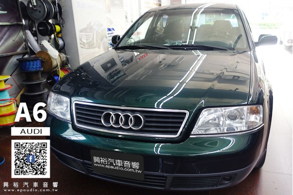 【AUDI A6】1998年A6 安裝 Pioneer 1DIN藍芽主機DEHS4250BT