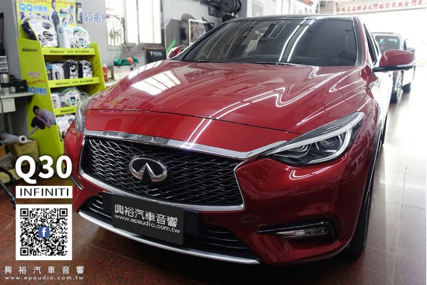 【INFINITI Q30】 安裝  FOCAL喇叭 | 電動尾門 | 鏡片型盲點偵測系統