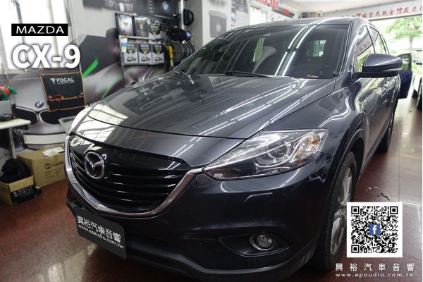 【MAZDA CX9】 安裝 Pioneer DMH-ZS9350BT 9吋螢幕主機 |  Pioneer螢幕主機全系列專用衛星導航系統E-460