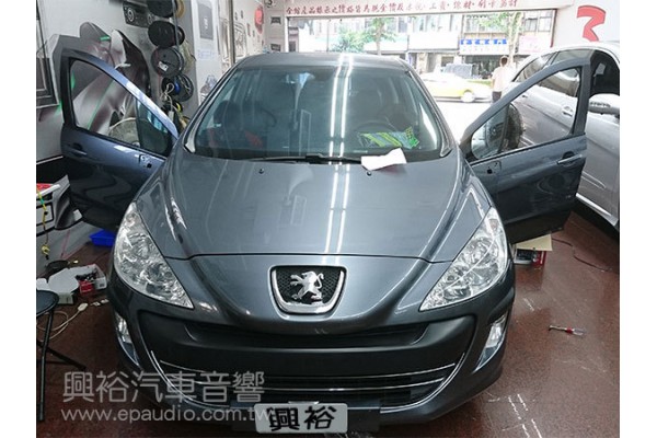 【PEUGEOT 寶獅】308 安裝螢幕主機|側面盲點鏡頭