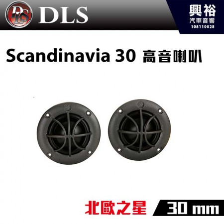 【DLS】Scandinavia 30 30mm高音喇叭＊北歐之星 公司貨