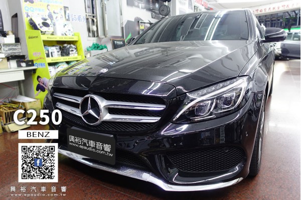 【BENZ W205】C250 安裝 W205專用10.25吋安卓機 | rainbow BENZ專用中置喇叭