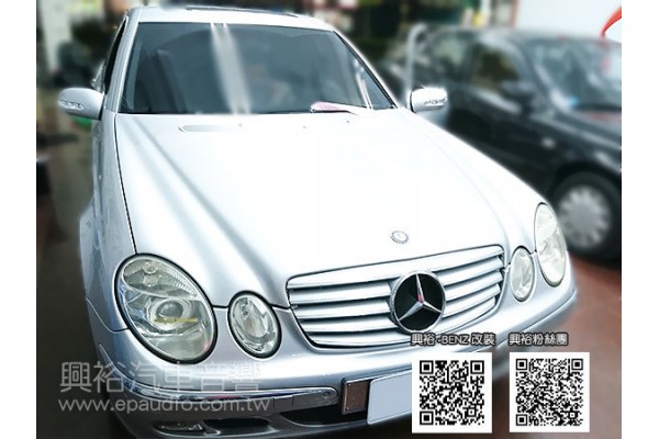 【BENZ W211】 安裝 專用7吋安卓主機 | 倒車鏡頭