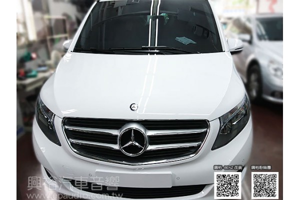 【BENZ 賓士】2016年 V250d 安裝 導航機 | 吸頂螢幕 | 行車記錄器 | 倒車鏡頭