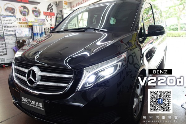 【BENZ 賓士】V220d 安裝 12.3吋V系列專用安卓機 | DynaQuest DVR-122 前後行車紀錄器電子後視鏡