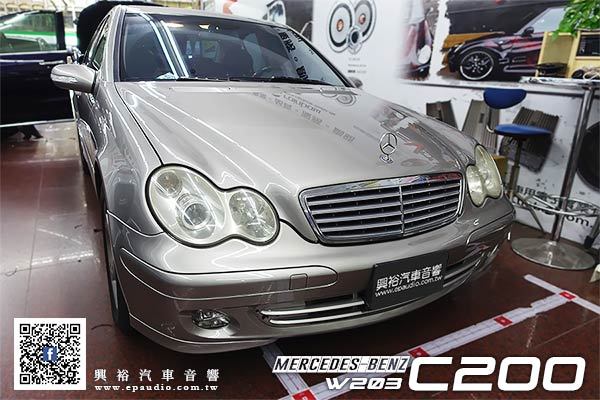 【BENZ W203】2007年 賓士W203 C200 安裝專款安卓機