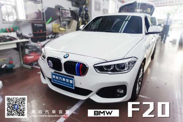 【BMW 寶馬】1系 F20 安裝 GPS-6688 APP 液晶彩屏分體全頻測速器 ＊九代四核引擎