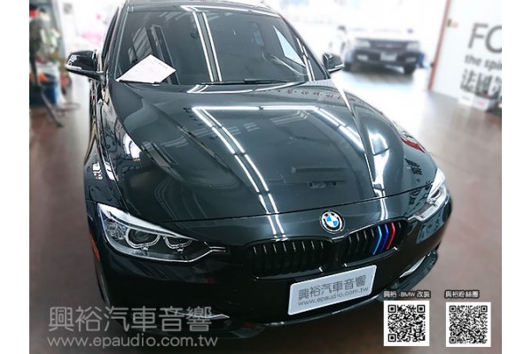 【BMW F30】2013年328i 安裝 數位電視 | FOCAL 分離式喇叭 IFBMW-S