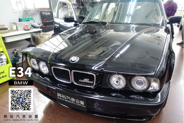 【BMW E34】520 安裝 CONVOX 10吋通用型安卓主機AU-103 |  迷你蝶倒車鏡頭