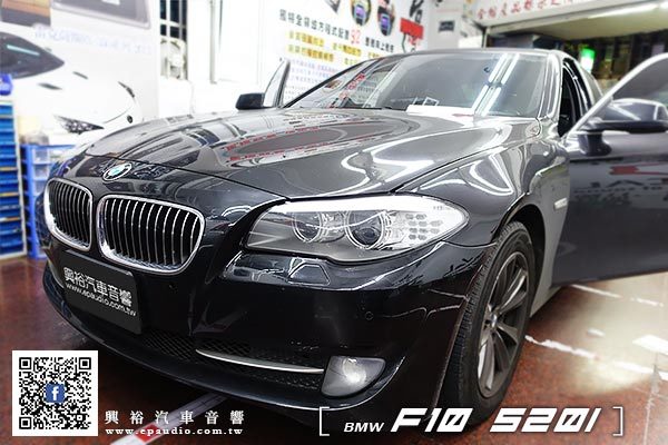 【BMW 5系列 F10】2012年520i 安裝 專款10.25吋安卓機 | 仁獅BMW專用隱藏式WiFi行車紀錄器