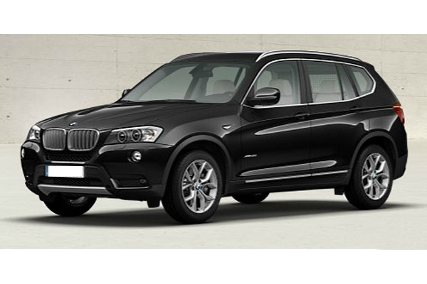 【BMW X3】 安裝 伸縮螢幕主機 | 環景 | 導航