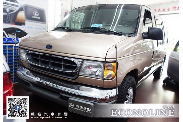 【Ford ECONOLINE 】安裝 Pioneer AVIC-F7500T螢幕主機+數位電視+19吋螢幕+手機WiFi介面+卡拉OK伴唱機組