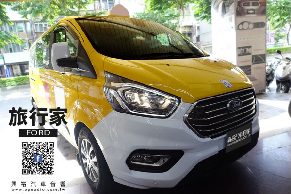 【FORD TOURNEO CUSTOM】旅行家 安裝 四錄電子後視鏡 | GARMIN TANDEM天燈 車內外行車記錄器