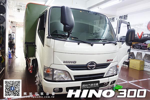 【HINO】300  安裝 10吋通用型安卓主機