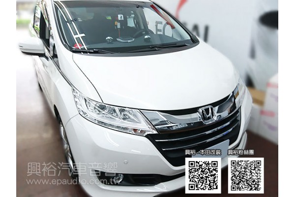 【HONDA 本田】2015年 ODYSSEY 安裝吸頂螢幕|手機WIFI|薄型重低音