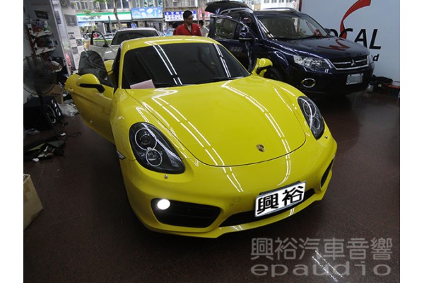 【Porsche 保時捷】Cayman S 安裝導航機|前後行車記錄器