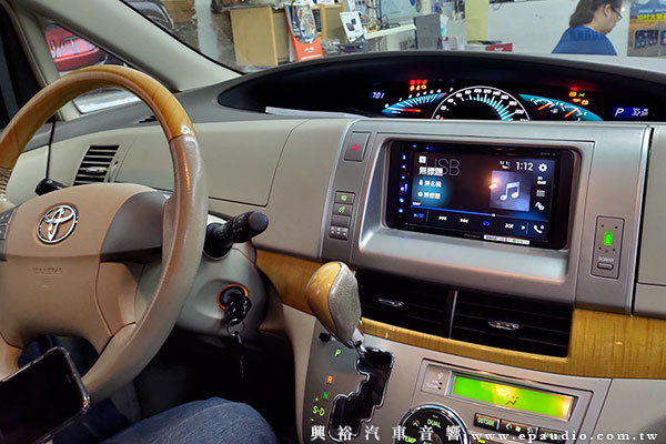 【TOYOTA 豐田】PREVIA 安裝 Pioneer AVH-Z5250BT CarPlay 7吋螢幕主機