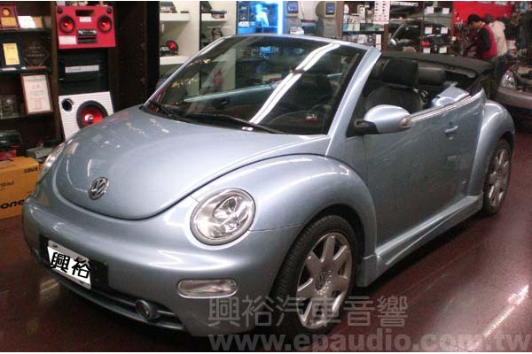 【VW 福斯】Beetle 金龜車 伸縮螢幕主機|前後門喇叭(4)9901