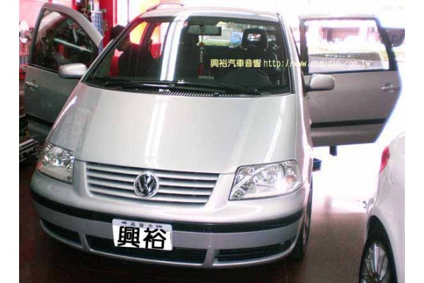 【VW 福斯】Sharan 安裝 1DIN主機 | 前後門喇叭