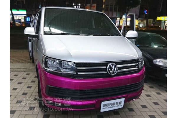 【VW 福斯】T6 安裝分離式喇叭|吸頂螢幕