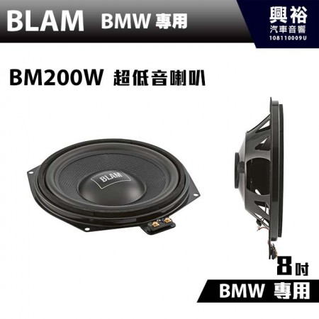 【BLAM】BM 200W BMW 專用超低音喇叭