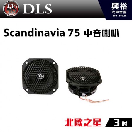【DLS】Scandinavia 75 3吋中音喇叭＊北歐之星 公司貨