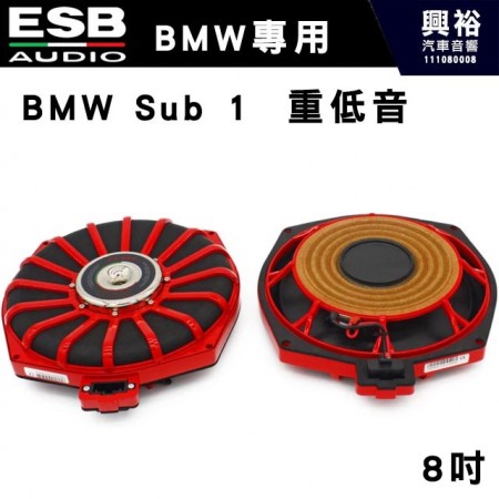 【ESB】BMW Sub 1 8吋超重低音喇叭＊BMW專用